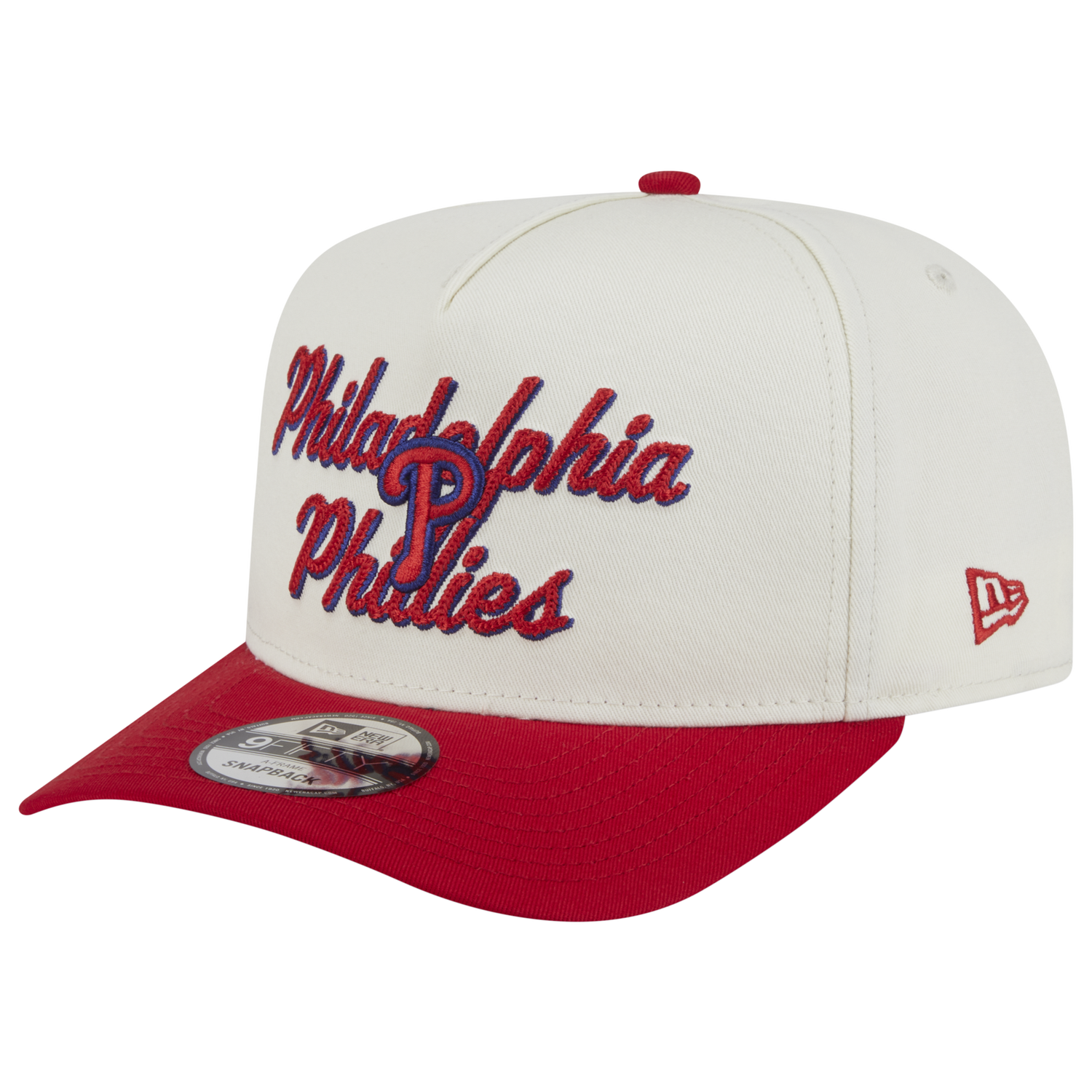 New Era Phillies 9FIFTY A-Frame Chainstitch Cap - Men's - Multi/Tan
