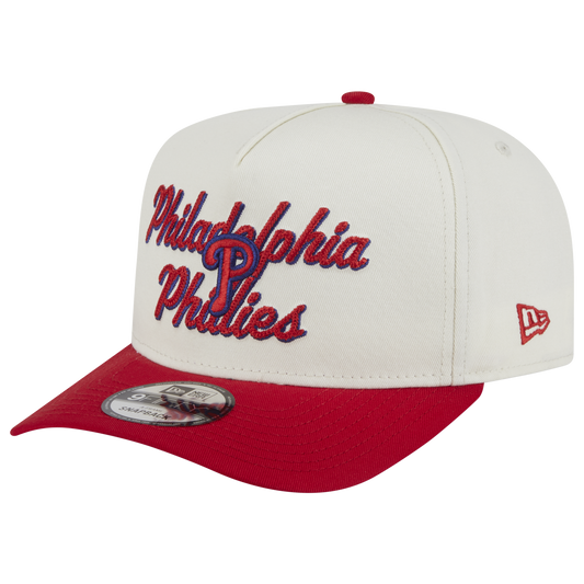 New Era Phillies 9FIFTY A-Frame Chainstitch Cap - Men's - Multi/Tan