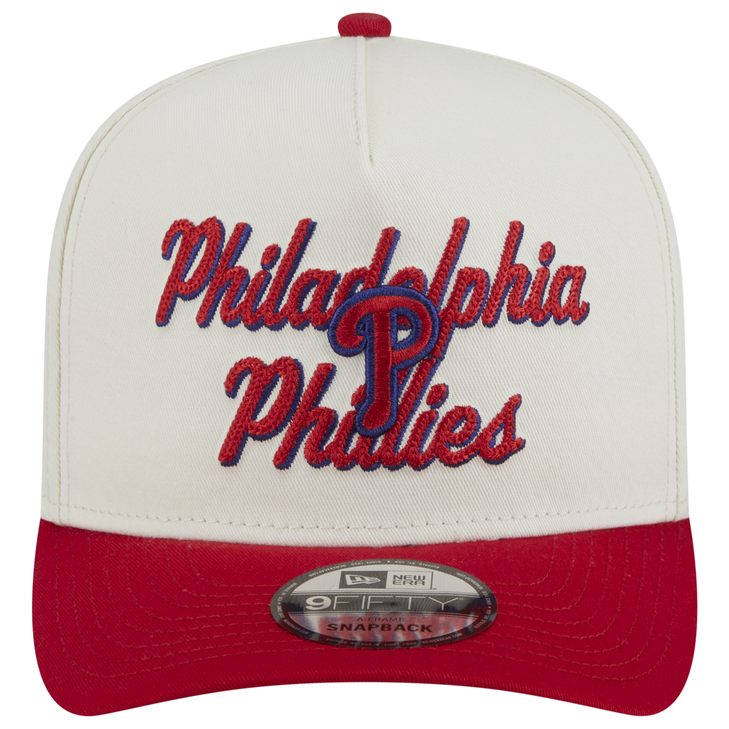 New Era Phillies 9FIFTY A-Frame Chainstitch Cap - Men's - Multi/Tan