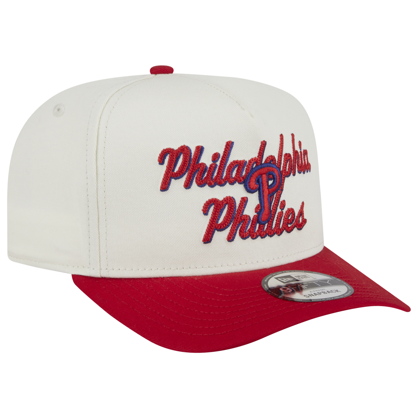 New Era Phillies 9FIFTY A-Frame Chainstitch Cap - Men's - Multi/Tan