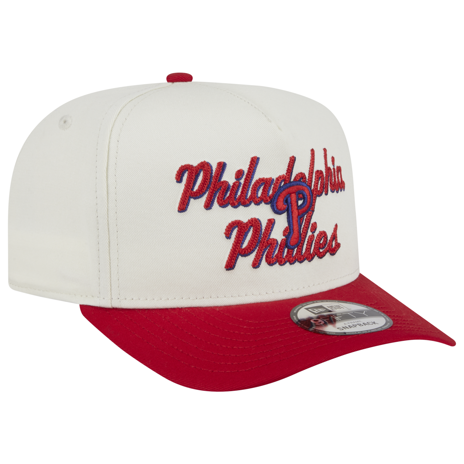 New Era Phillies 9FIFTY A-Frame Chainstitch Cap - Men's - Multi/Tan