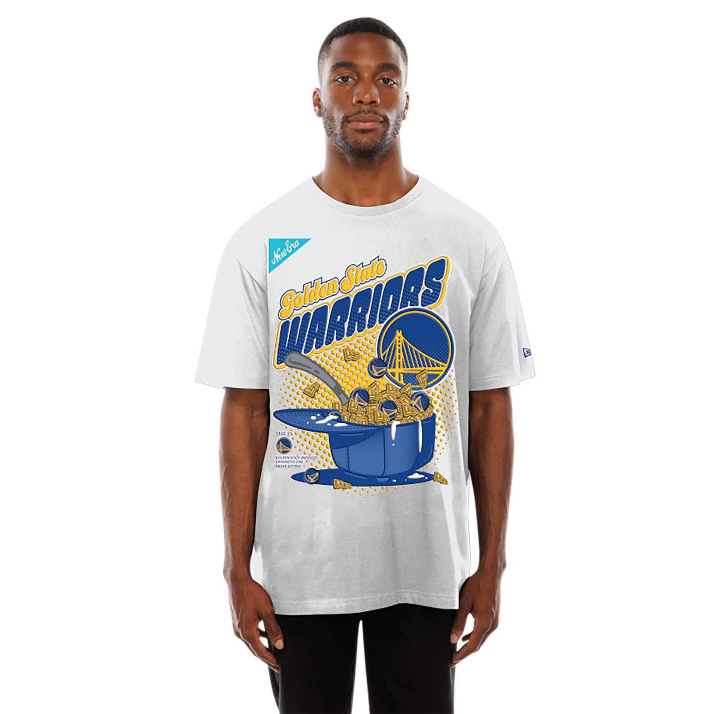 New Era Warriors 2775 Short Sleeve T-Shirt - Men's - Multi/White