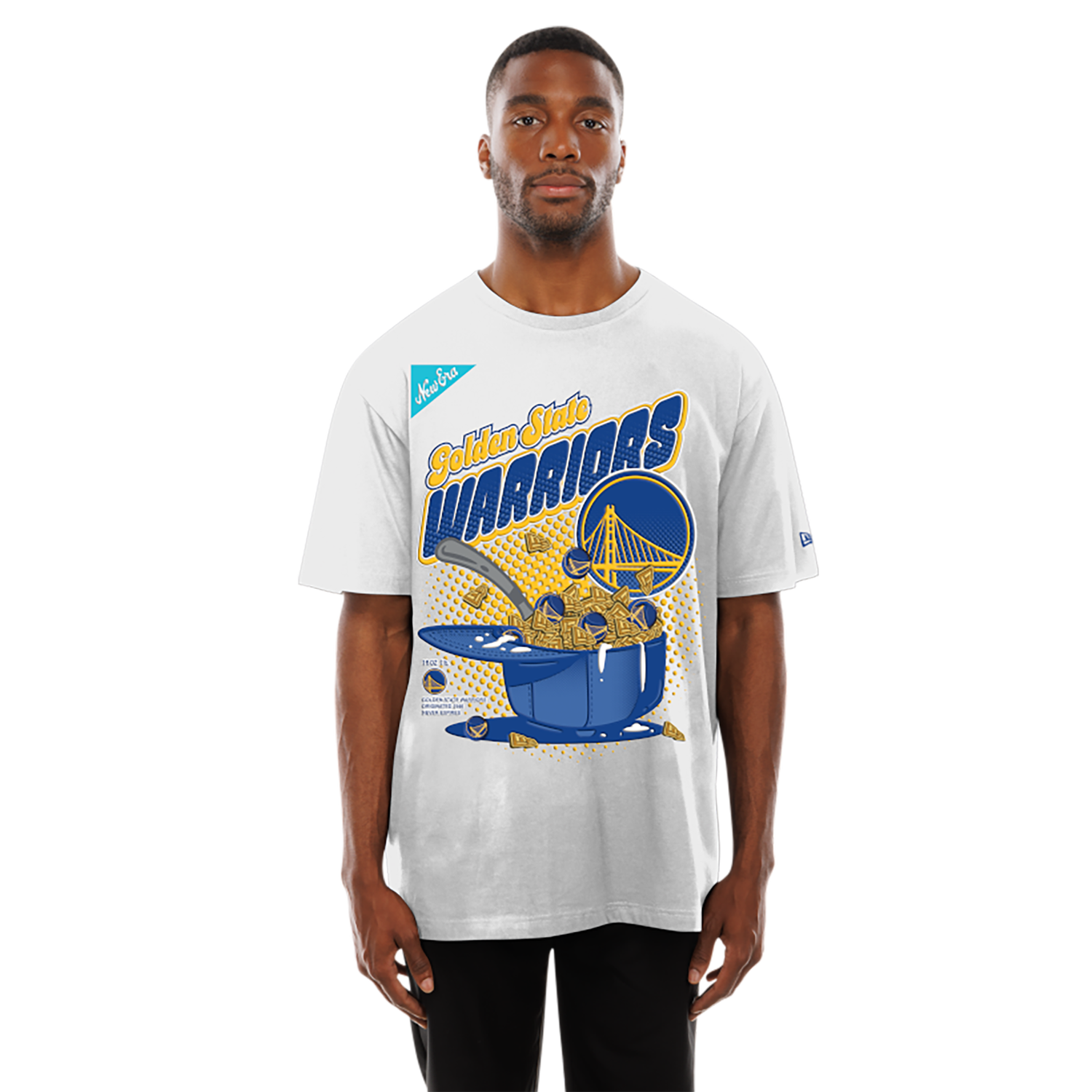 New Era Warriors 2775 Short Sleeve T-Shirt - Men's - Multi/White