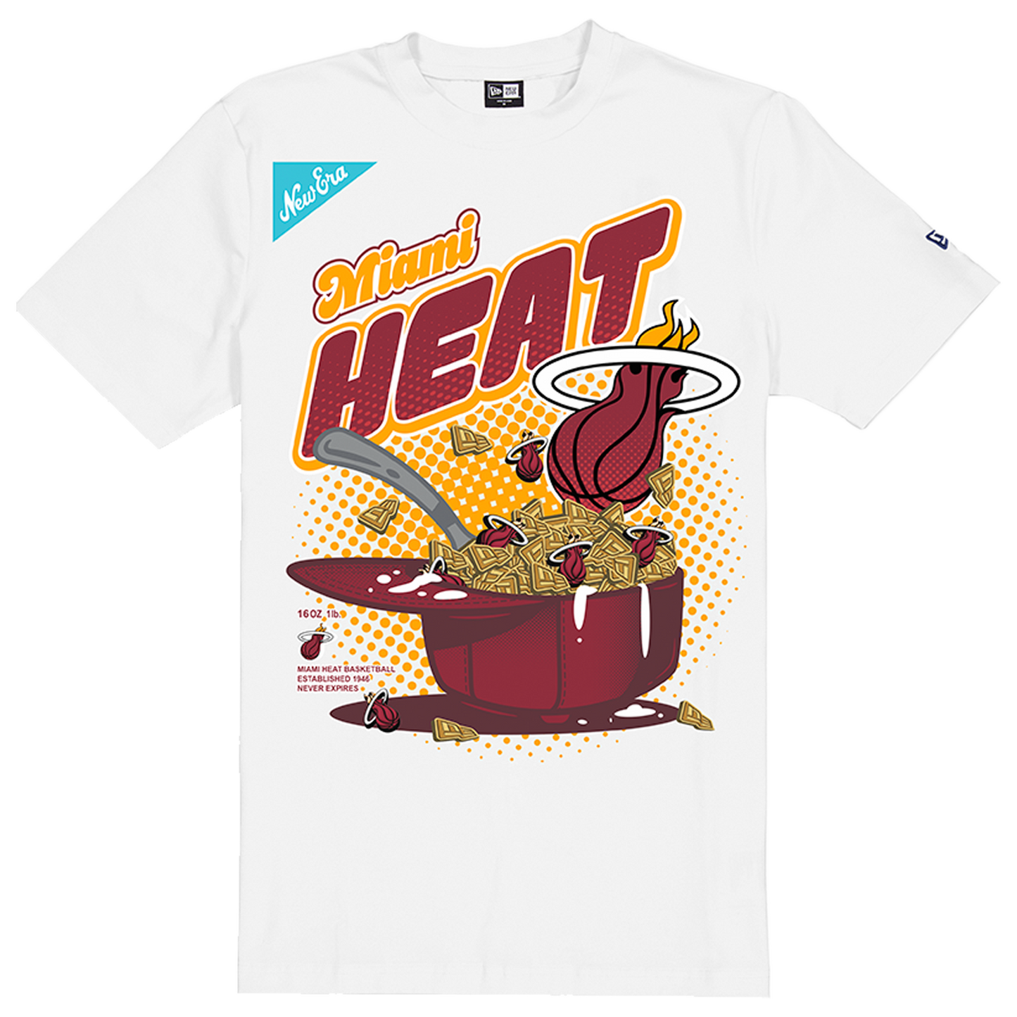 New Era Heat 2775 Short Sleeve T-Shirt - Men's - White/Multi