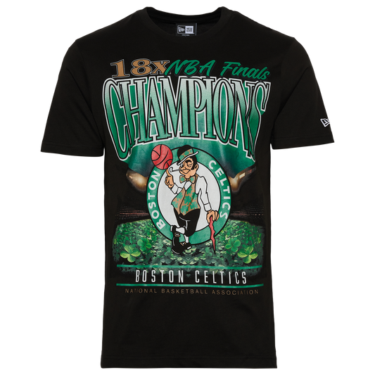 New Era Celtics Oversize T-Shirt - Men's - Black/Multi