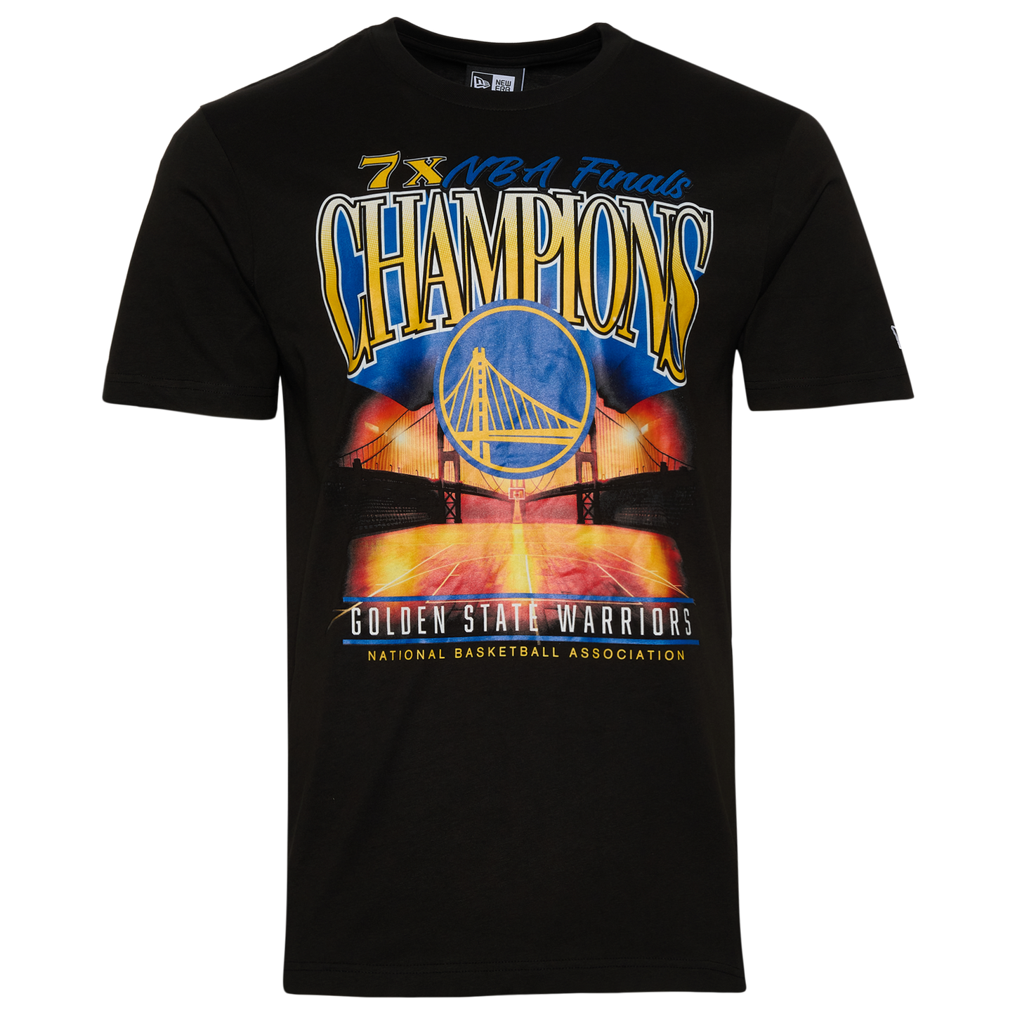New Era Warriors Oversize T-Shirt - Men's - Black/Multi