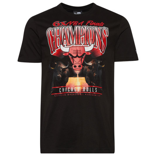 New Era Bulls Ovresize T-Shirt - Men's - Black/Multi