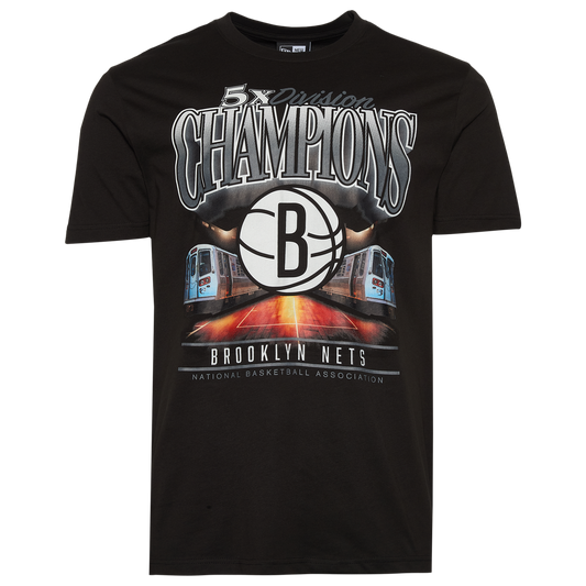 New Era Nets Oversize T-Shirt - Men's - Black/Multi