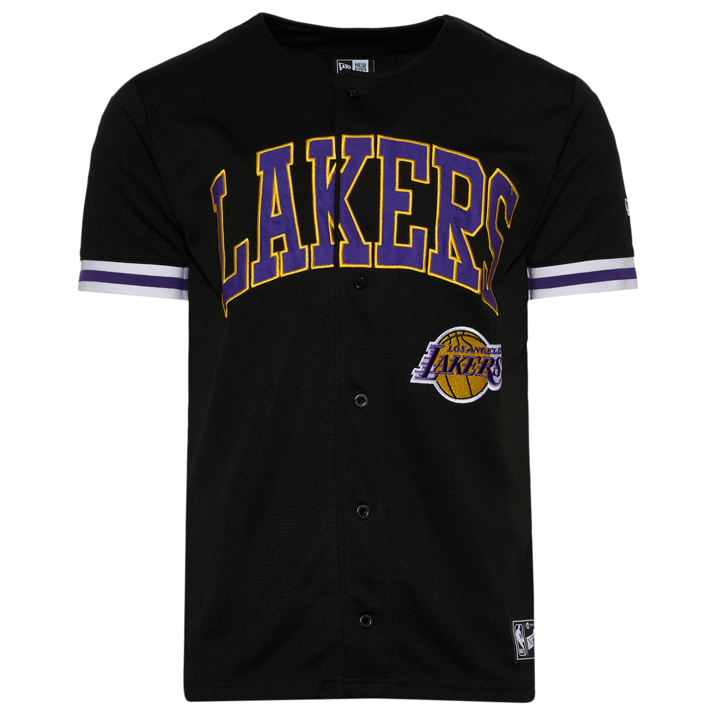 New Era Lakers Jersey - Men's - Black/Multi