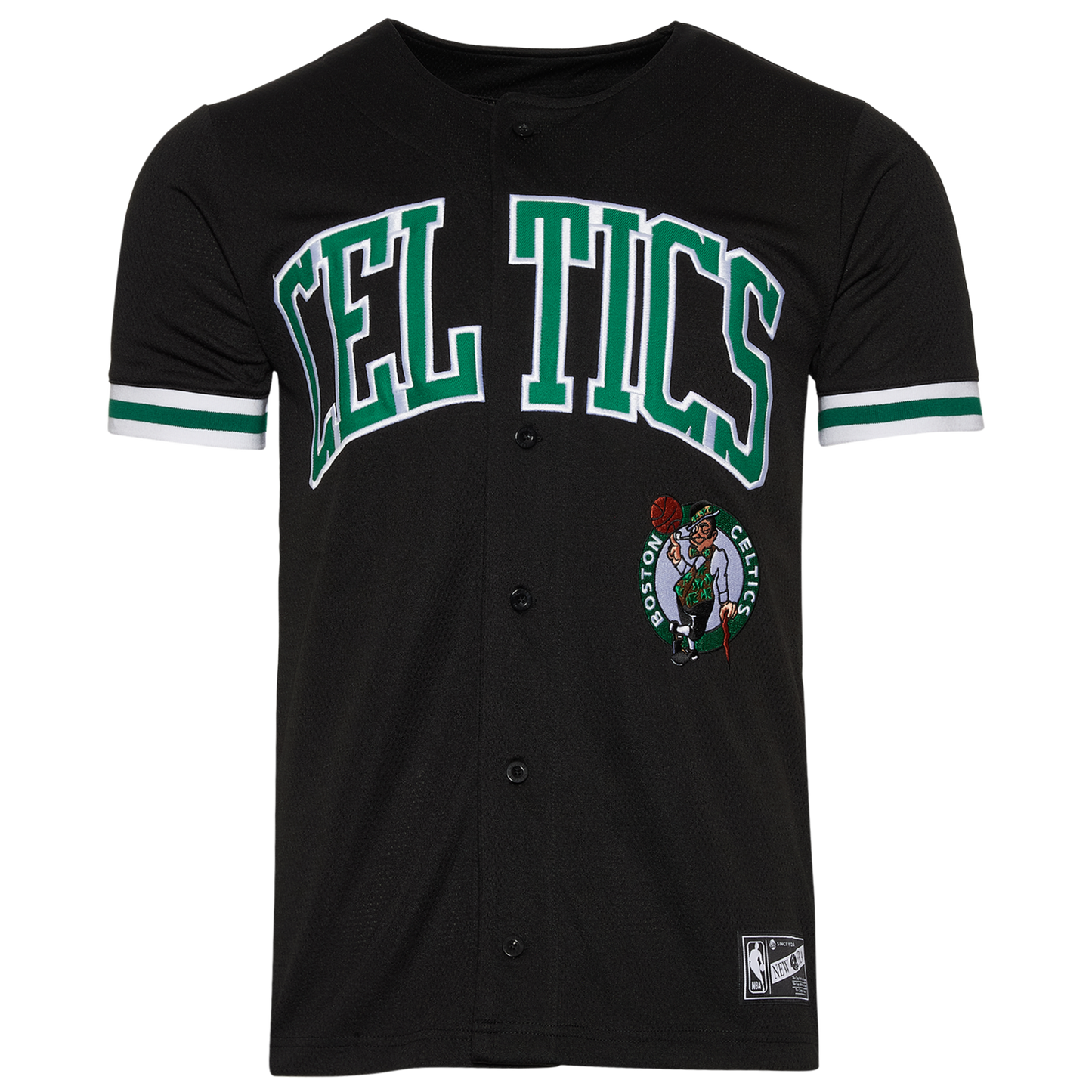 New Era Celtics Jersey - Men's - Black/Multi