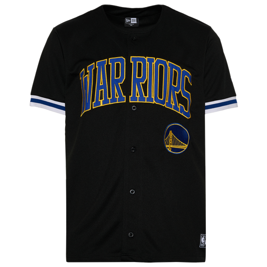New Era Warriors Jersey - Men's - Black/Multi