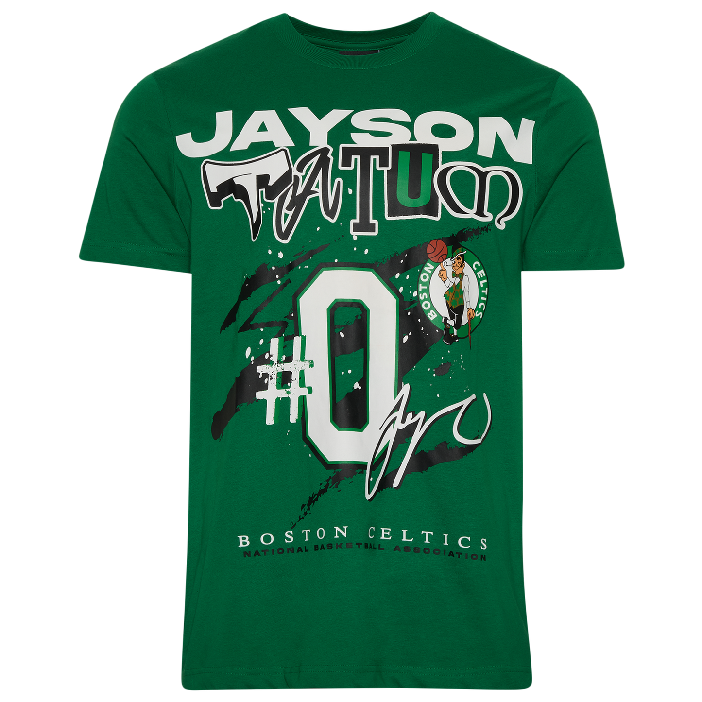 New Era Celtics Jayson Tatum Oversize Tshirt - Men's - Kelly Green/Multi
