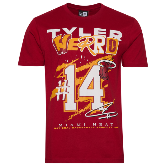 New Era Heat Tyler Herro Oversize T-Shirt - Men's - Scarlet/Multi