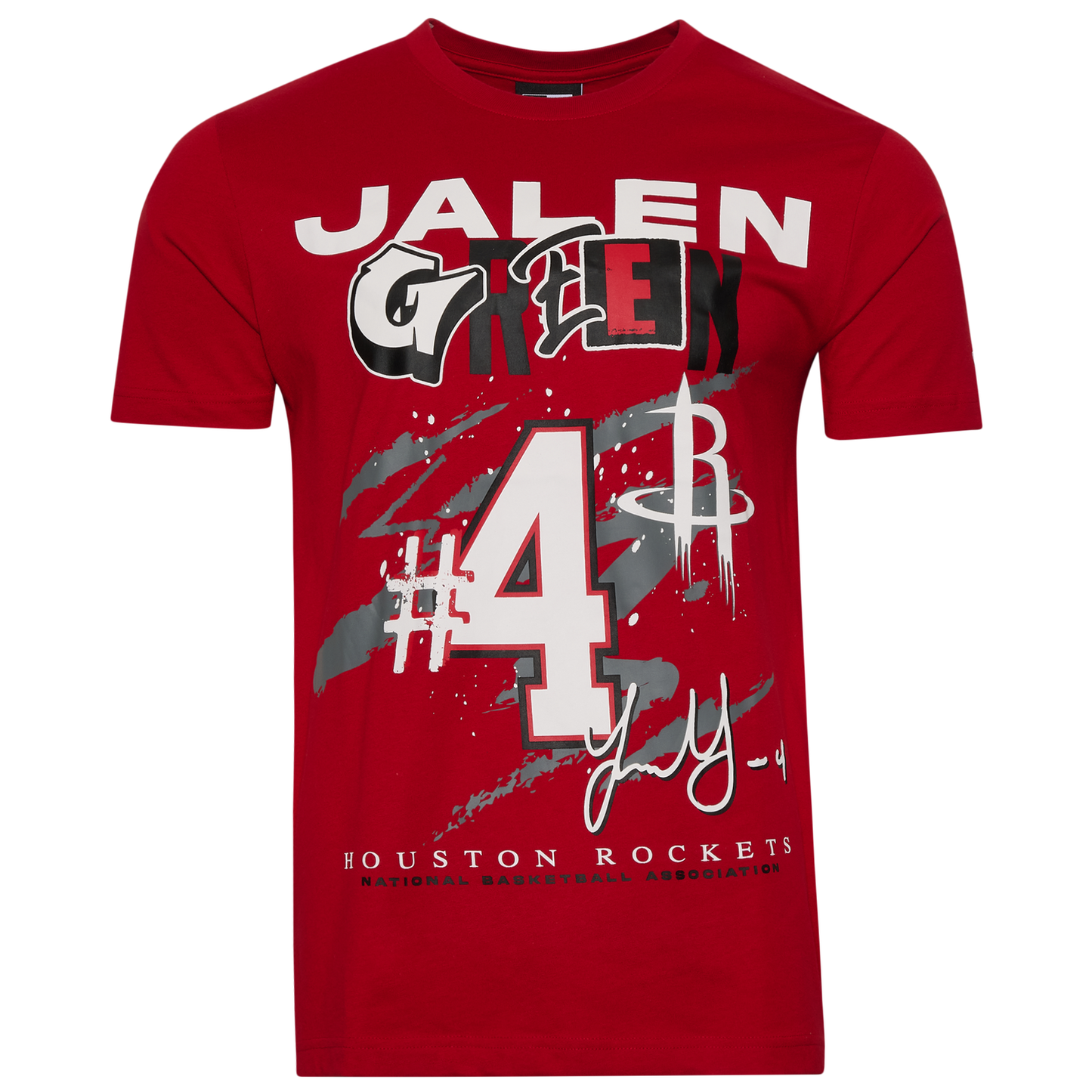 New Era Rockets Jalen Green Oversize T-Shirt - Men's - Scarlet/Multi
