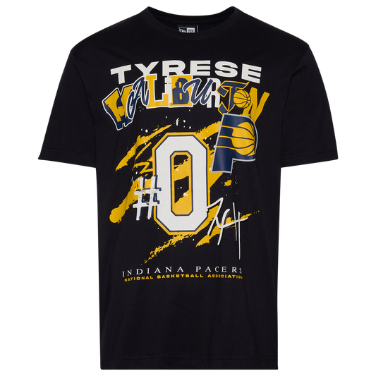 New Era Pacers Tyrese Haliburton Oversize T-Shirt - Men's - Navy/Multi