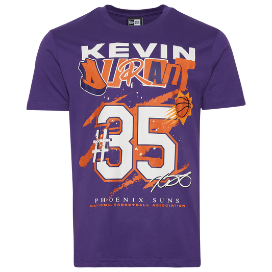 New Era Suns Kevin Durant Oversize T-Shirt - Men's - Purple/Multi