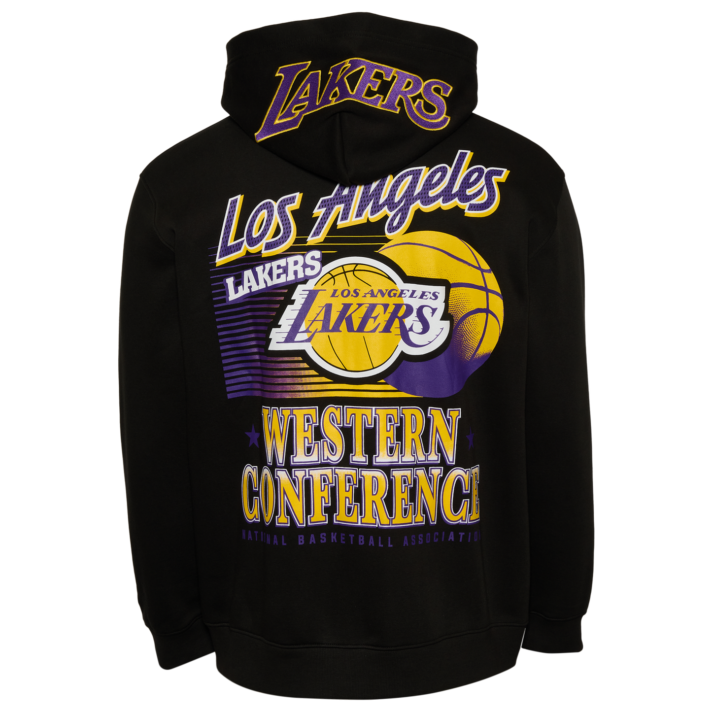 New Era Lakers Pullover Hoodie - Men's - Black/Multi