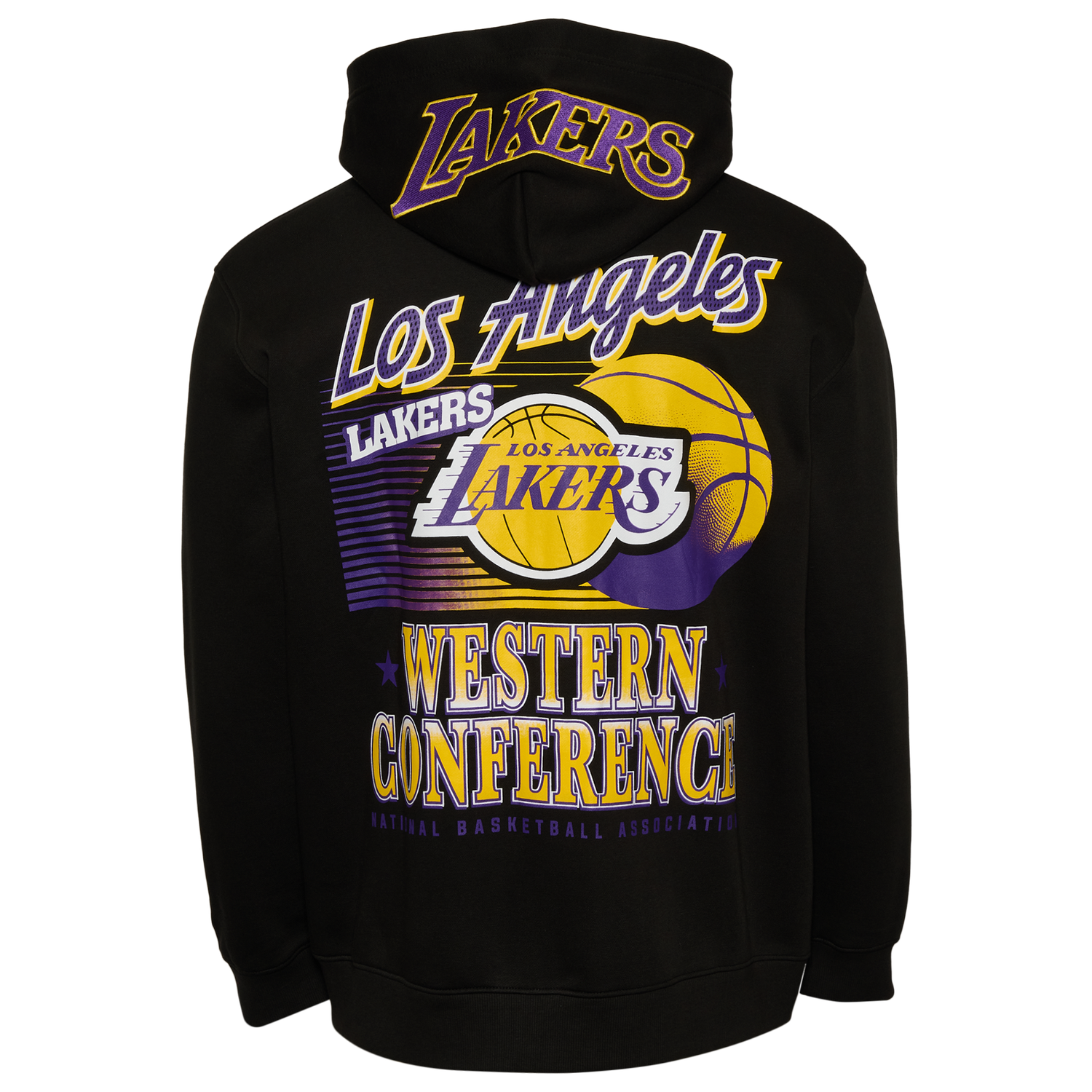 New Era Lakers Pullover Hoodie - Men's - Black/Multi