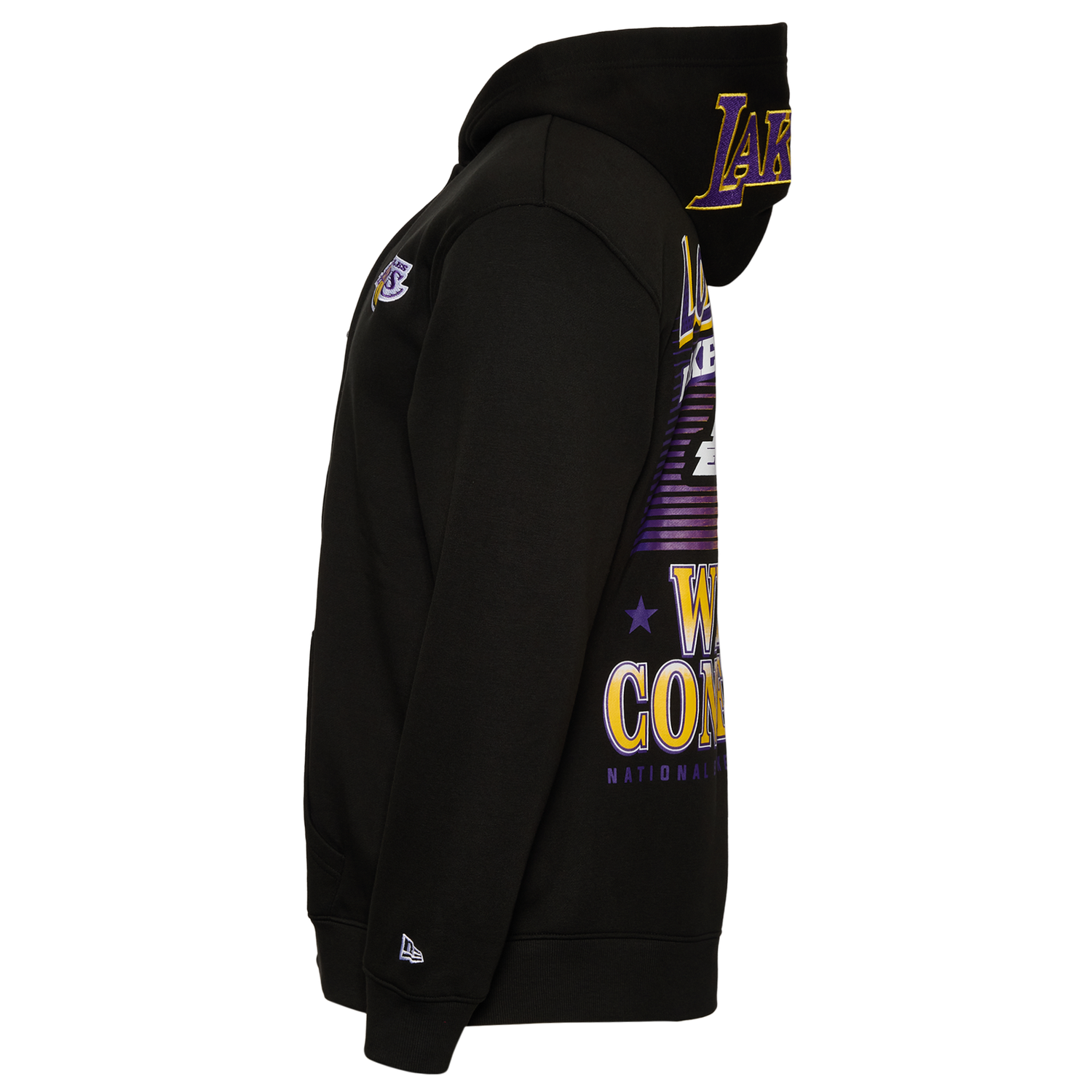 New Era Lakers Pullover Hoodie - Men's - Black/Multi