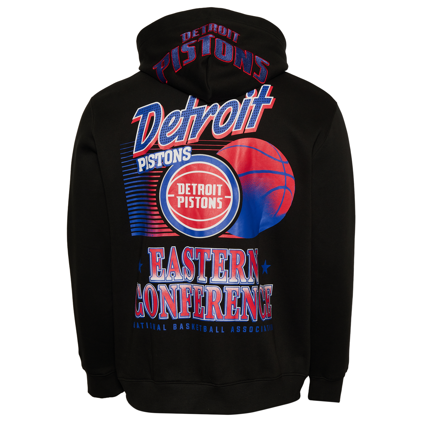 New Era Pistons Pullover Hoodie - Men's - Black/Multi