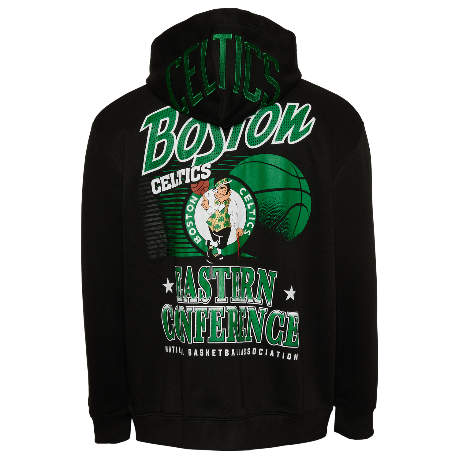 New Era Celtics Pullover Hoodie - Men's - Black/Multi