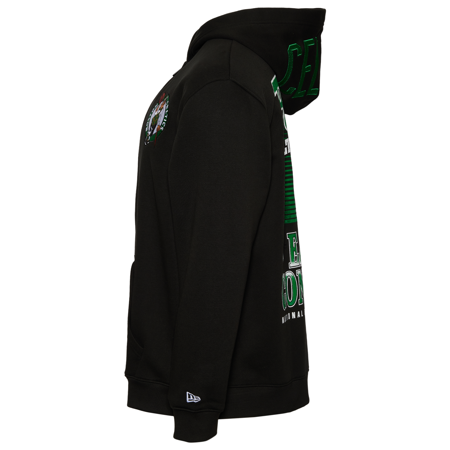 New Era Celtics Pullover Hoodie - Men's - Black/Multi