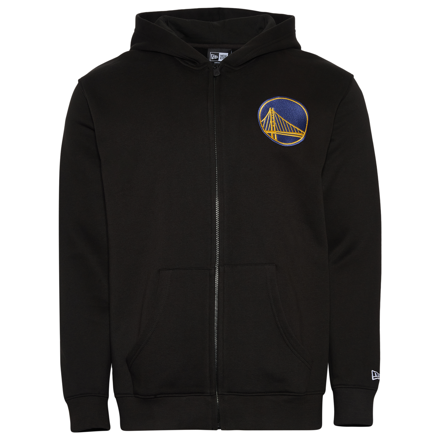 New Era Warriors Pullover Hoodie - Men's - Black/Multi