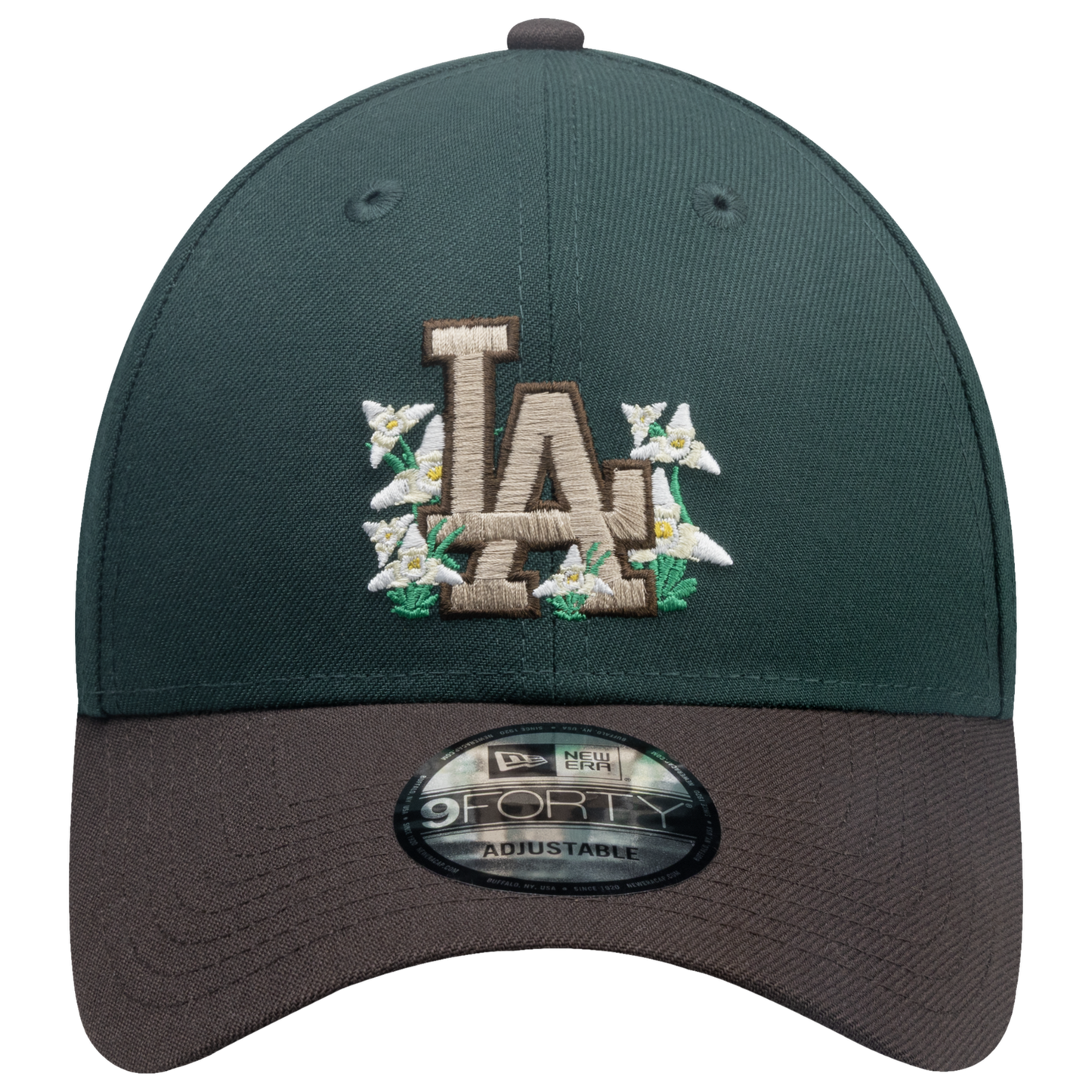 New Era Dodgers 9Forty City Element Guatemala Cap - Men's - Multi/Dark Green