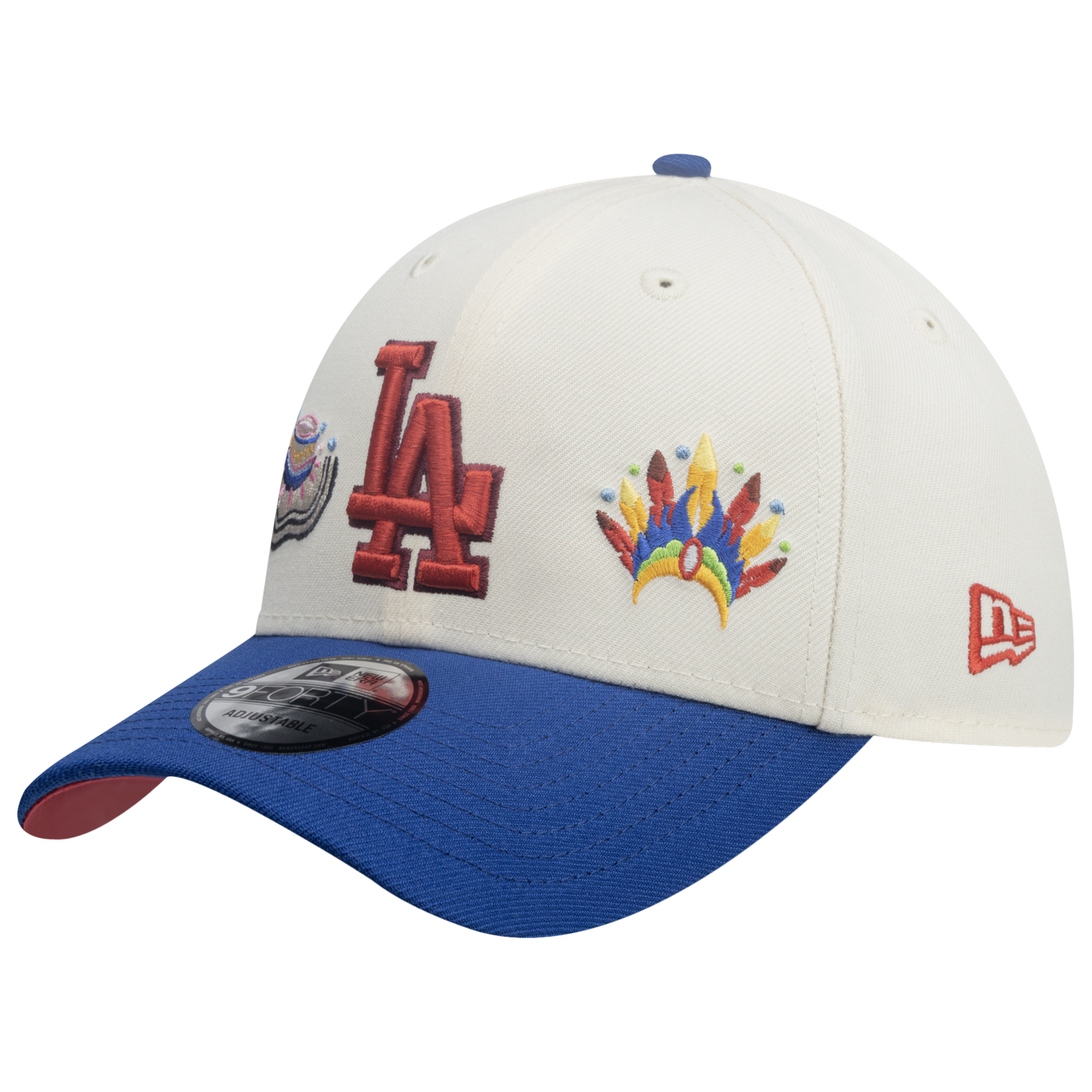 New Era Dodgers 9Forty City Element Colombia Cap - Men's - Multi/Light Beige