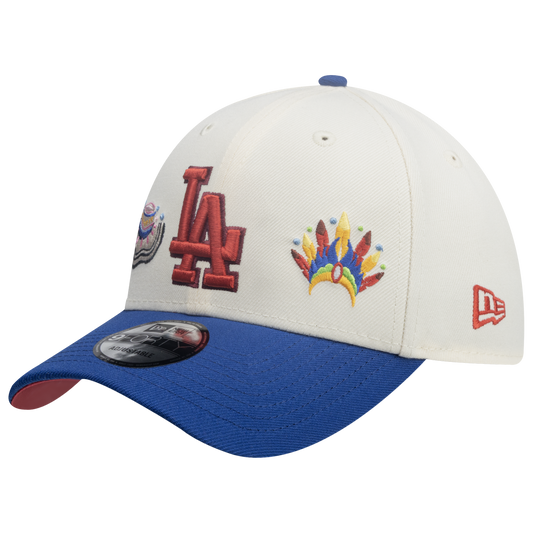 New Era Dodgers 9Forty City Element Colombia Cap - Men's - Multi/Light Beige