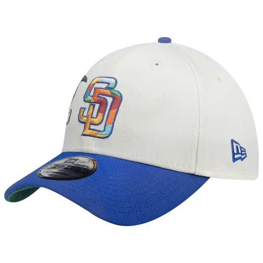New Era Padres 9Forty City Element El Salvador Cap - Men's - White/Multi