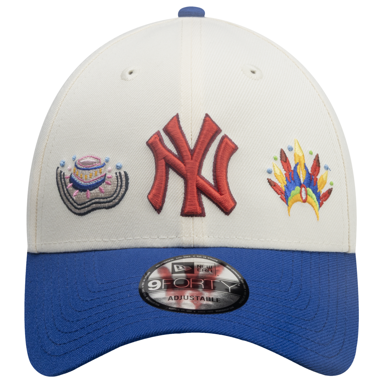 New Era Yankees 9Forty City Element Colombia Cap - Men's - Light Beige/Multi