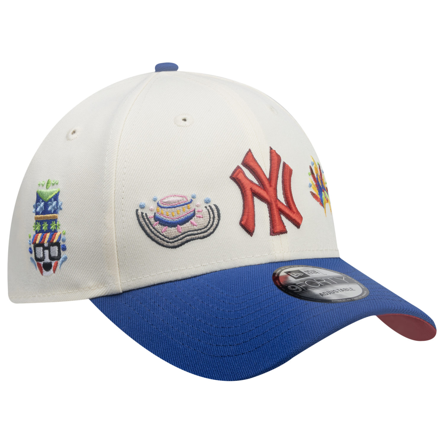 New Era Yankees 9Forty City Element Colombia Cap - Men's - Light Beige/Multi