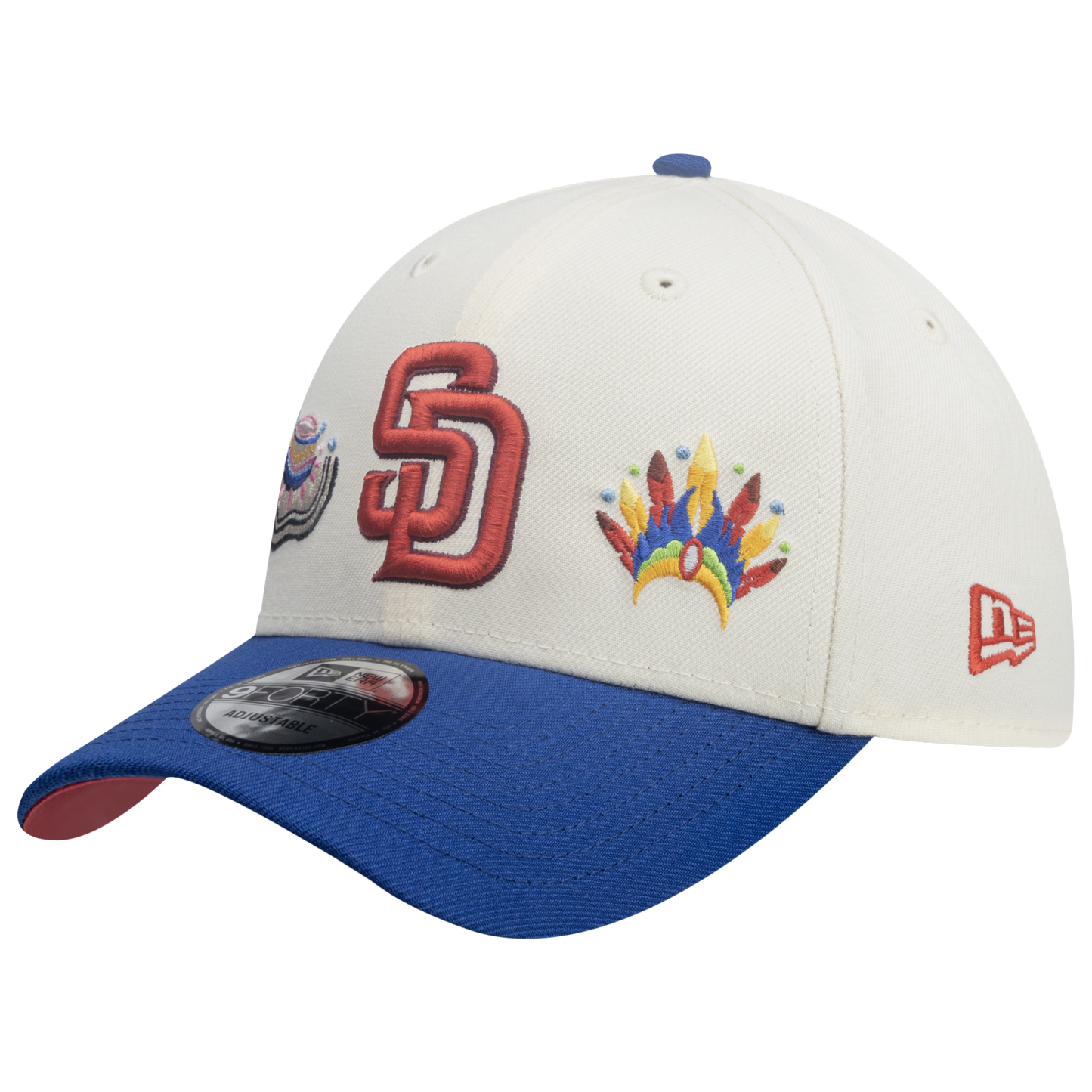 New Era Padres 9Forty City Element Colombia Cap - Men's - Light Beige/Multi