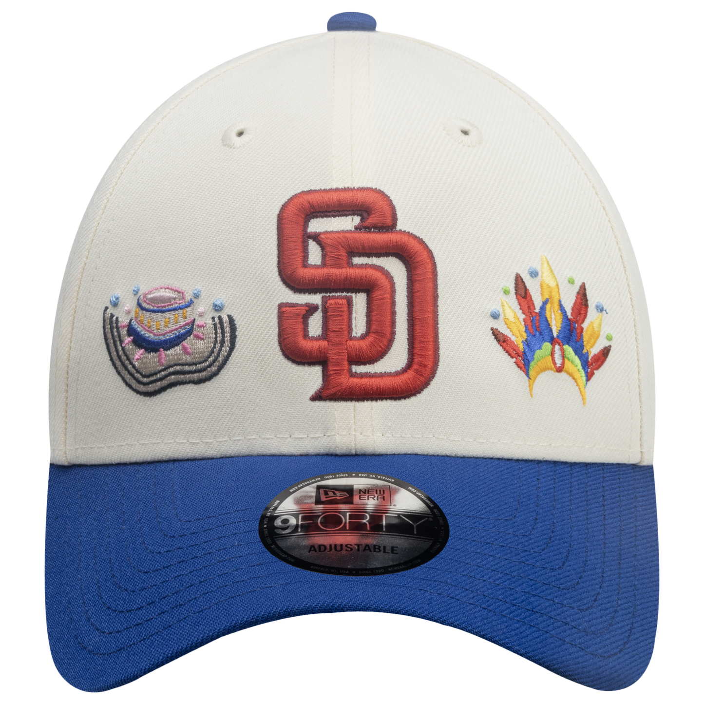 New Era Padres 9Forty City Element Colombia Cap - Men's - Light Beige/Multi