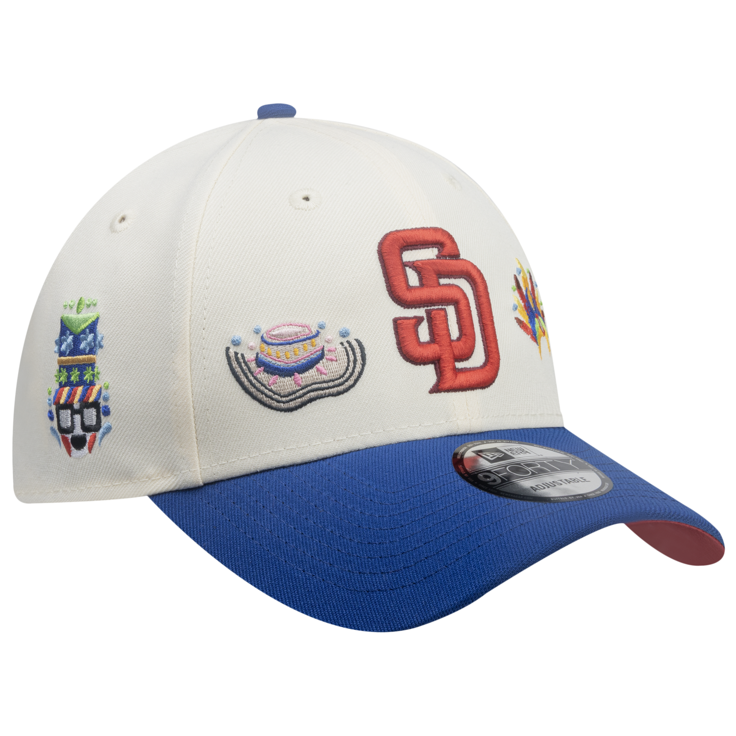 New Era Padres 9Forty City Element Colombia Cap - Men's - Light Beige/Multi