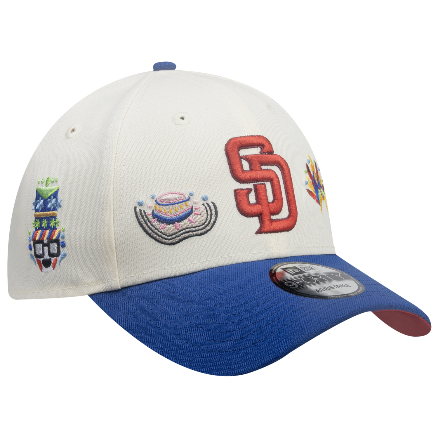 New Era Padres 9Forty City Element Colombia Cap - Men's - Light Beige/Multi