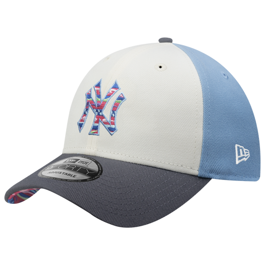 New Era Yankees 9Forty City Element Guatemala Cap - Men's - Pastel Blue/Multi