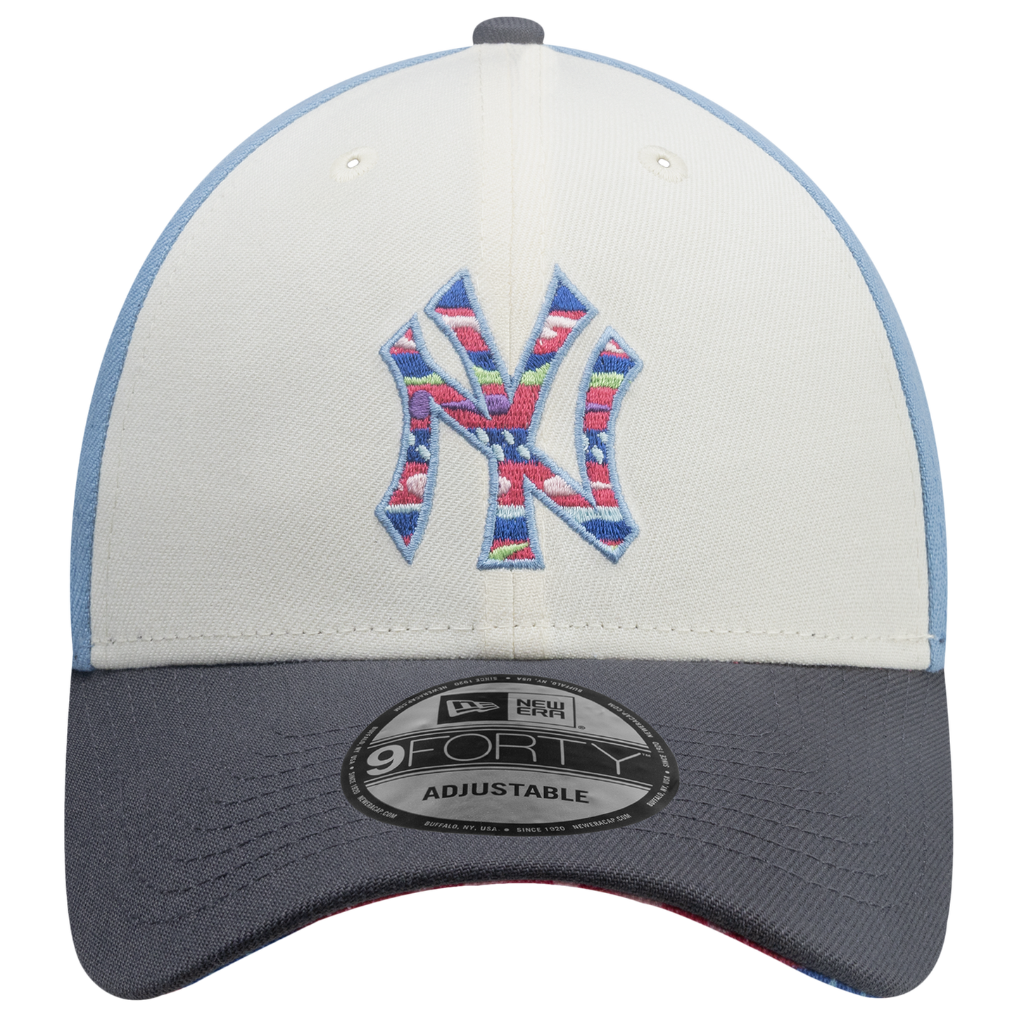 New Era Yankees 9Forty City Element Guatemala Cap - Men's - Pastel Blue/Multi