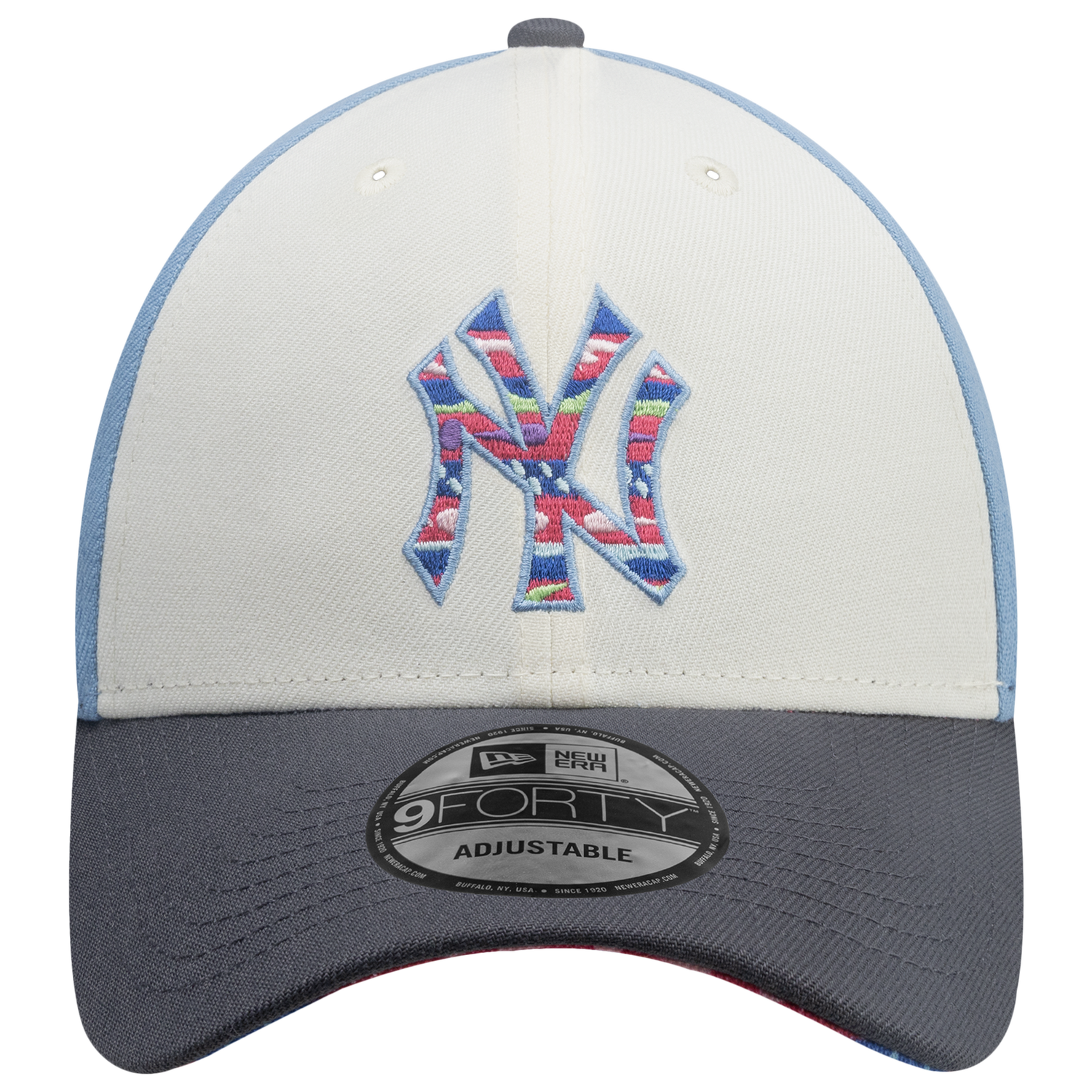 New Era Yankees 9Forty City Element Guatemala Cap - Men's - Pastel Blue/Multi