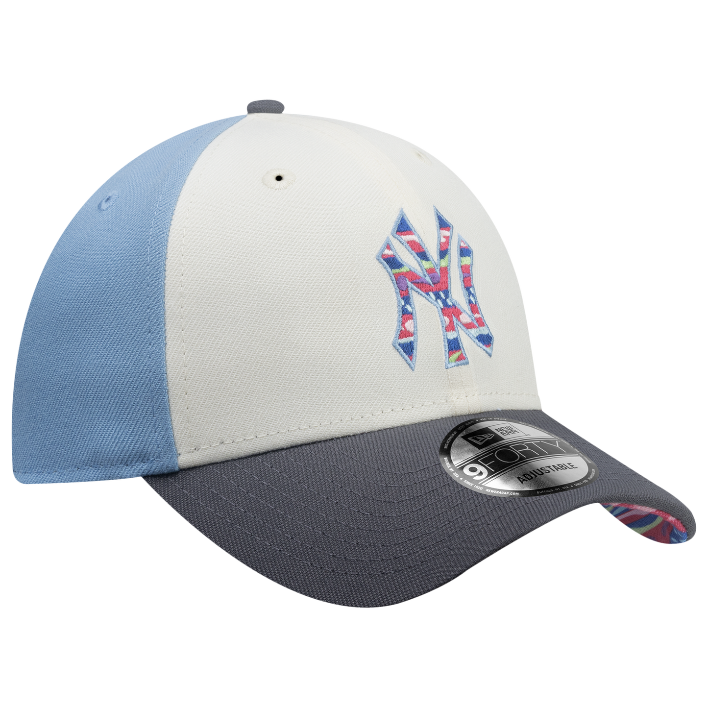 New Era Yankees 9Forty City Element Guatemala Cap - Men's - Pastel Blue/Multi
