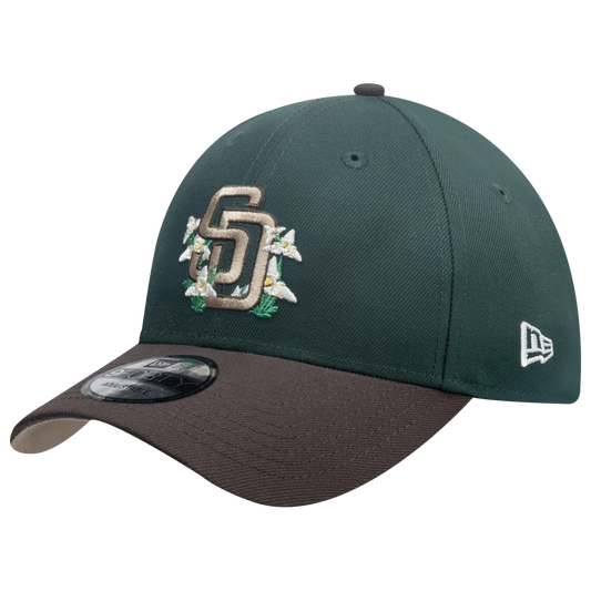 New Era Padres 9Forty City Element Guatemala Cap - Men's - Dark Green/Multi