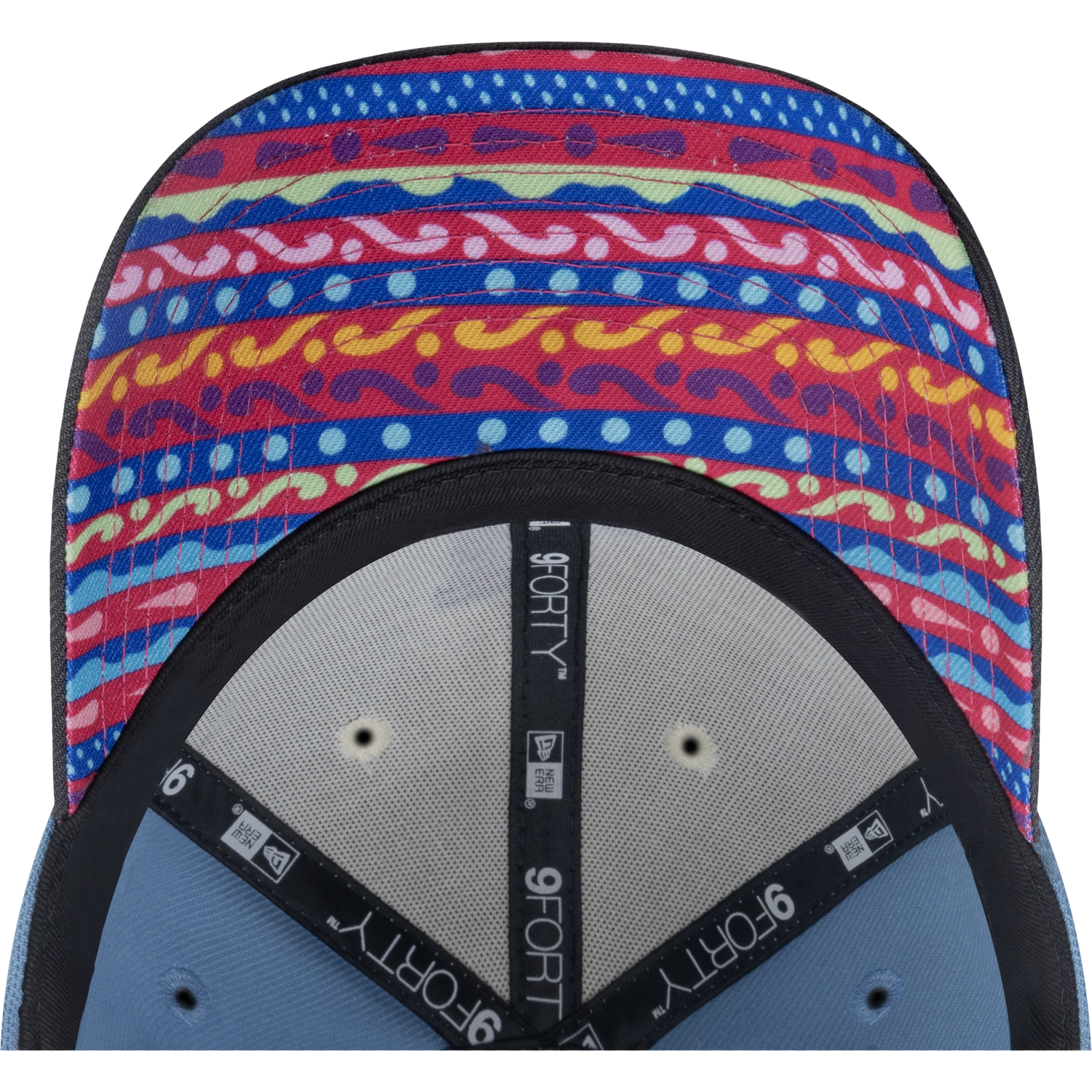 New Era Padres 9Forty City Element Guatemala Cap - Men's - Pastel Blue/Multi