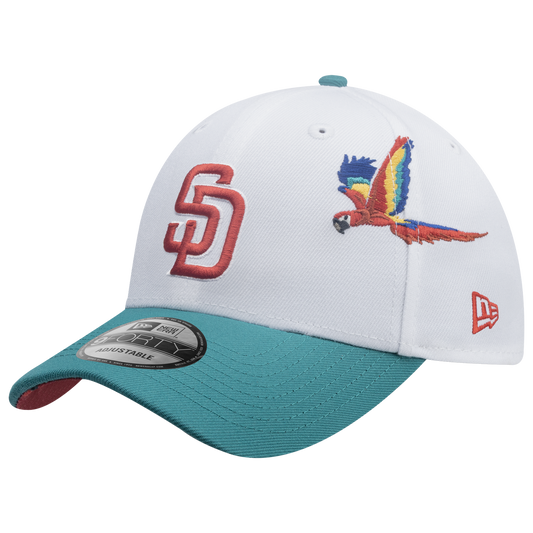 New Era Padres 9Forty City Element Honduras Cap - Men's - White/Multi