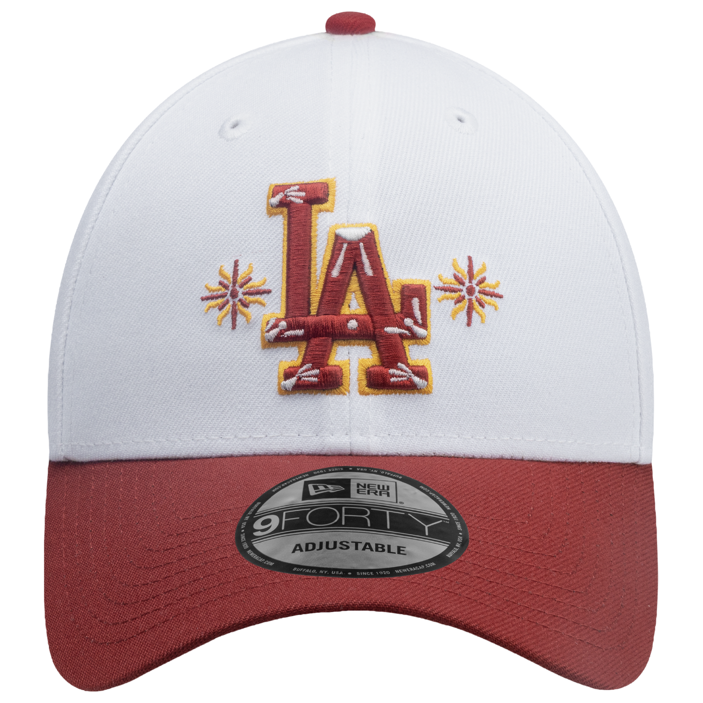 New Era Dodgers 9Forty City Element Peru Cap - Men's - Red/Multi