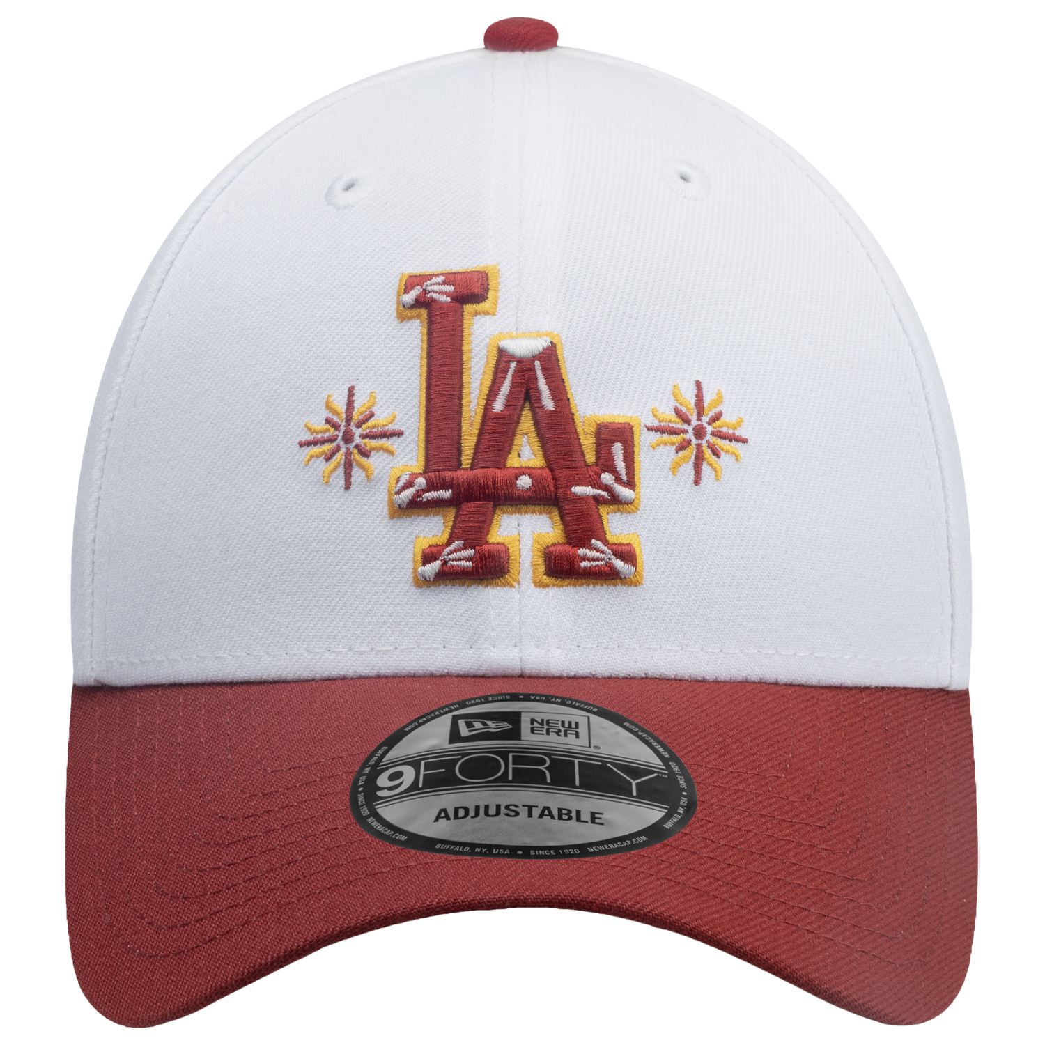 New Era Dodgers 9Forty City Element Peru Cap - Men's - Red/Multi