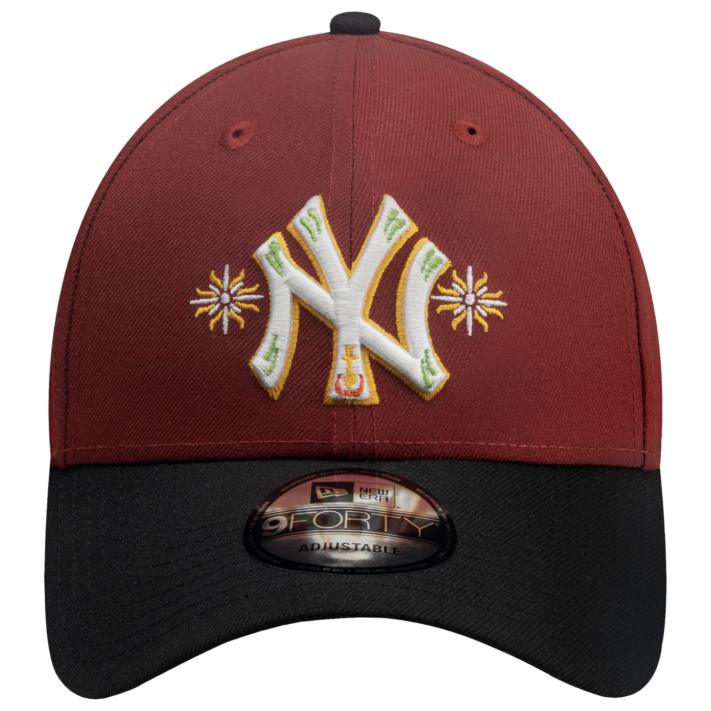 New Era Yankees 9Forty City Element Peru Cap - Men's - Red/Multi