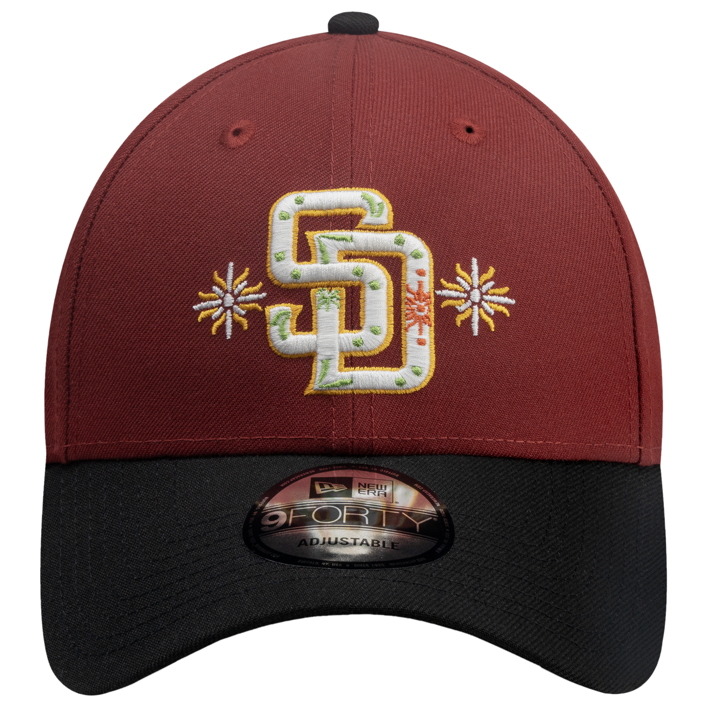 New Era Padres 9Forty City Element Peru Cap - Men's - Red/Multi