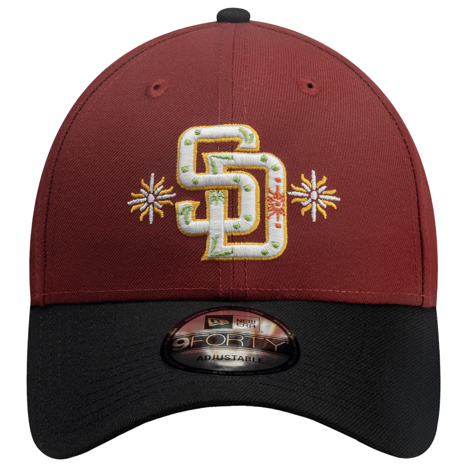 New Era Padres 9Forty City Element Peru Cap - Men's - Red/Multi
