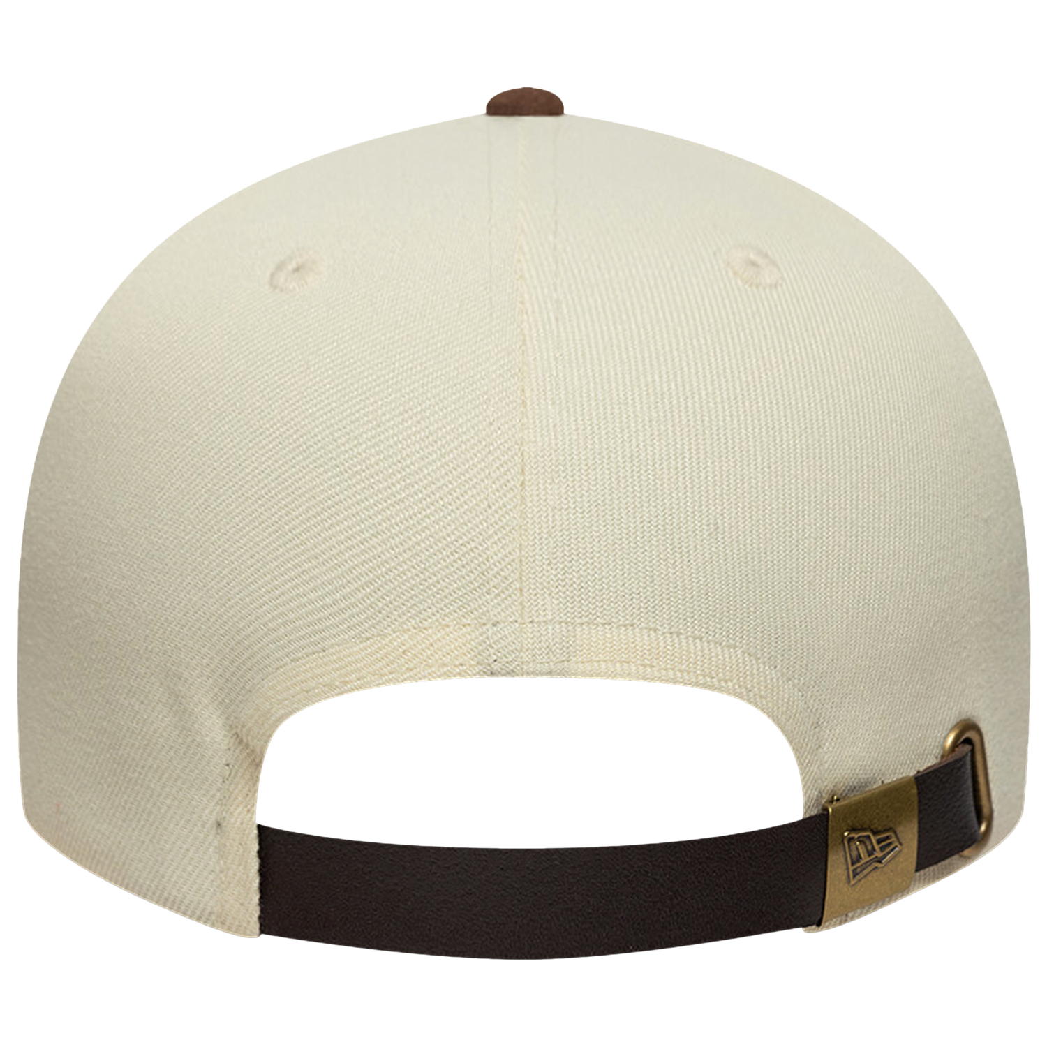 New Era Yankees 9FIFTY A Frame Suede Visor Cap - Men's - White/Brown